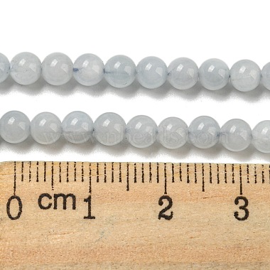 Natural Aquamarine Beads Strands(G-P342-10-4mm)-5