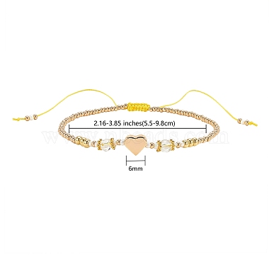 5Pcs 5 Colors Adjustable Nylon Cord Braided Bead Bracelets(BJEW-SZ0001-24)-8