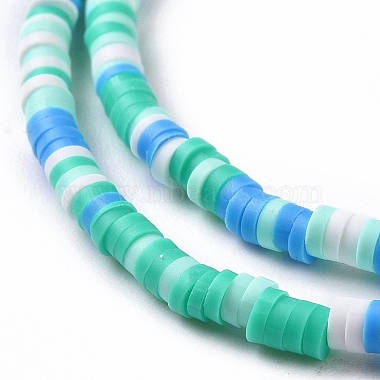 Handmade Polymer Clay Beads Strands(CLAY-R089-3mm-005)-4