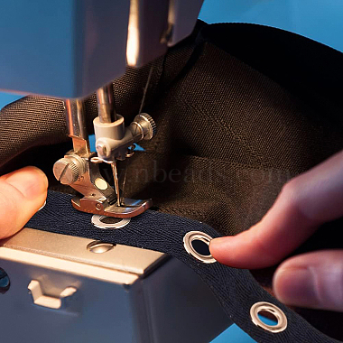 rubans en coton Benecreat avec anneau à œillets et attaches torsadées en fil métallique(SRIB-BC0001-06)-5