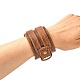 Snap bracelets d'emballage en cuir(BJEW-FF0007-027B)-5