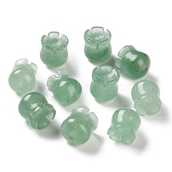 Natural Green Aventurine Beads, Lily of The Valley, 10x9.5mm, Hole: 1.2mm(G-G109-01H)