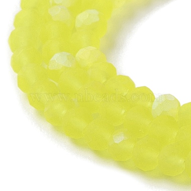 imitation jade perles de verre brins(EGLA-A034-T2mm-MB29)-4