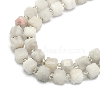 Natural Whtie Crazy Agate Beads Strands(G-I376-D88-01)-3