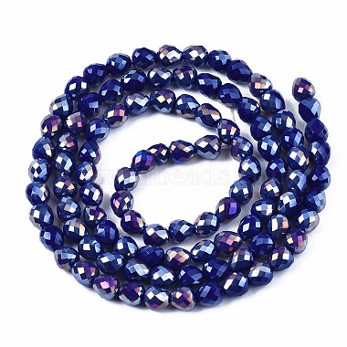 Opaque Glass Beads Strands(X-EGLA-T008-16B)-2