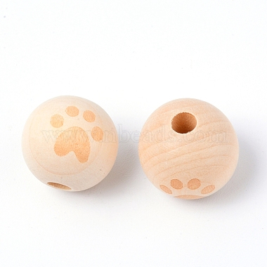 BurlyWood Round Wood Beads