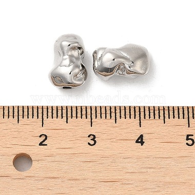 crémaillère perles en laiton placage(KK-F863-10P)-3