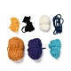 Dinosaur Punch Embroidery Supplies Kit(DIY-H155-14)-3