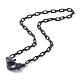 Personalized Opaque Acrylic Cable Chain Necklaces(NJEW-JN03432-12)-1