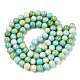 Opaque Crackle Glass Round Beads Strands(GLAA-T031-10mm-01R)-2