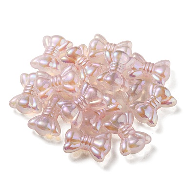 UV Plating Luminous Transparent Acrylic Beads(OACR-P010-08B)-3