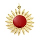 Brass Enamel Pendants(KK-H527-35G-01)-1