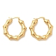 304 Stainless Steel Polygon Hoop Earrings(EJEW-Q011-13G)-2