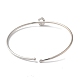 Bracelets en laiton plaqué en rack(BJEW-A018-01P-C)-3