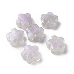 Opaque Acrylic Beads, Glitter Beads, Flower, Thistle, 14.5x15x6.5mm, Hole: 2mm, 496pcs/500g(OACR-E014-13E)