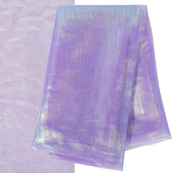 Laser Polyester Fabric, for Stage Costume Fabric, Lilac, 300x150x0.02cm