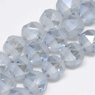 10mm LightSteelBlue Round Glass Beads