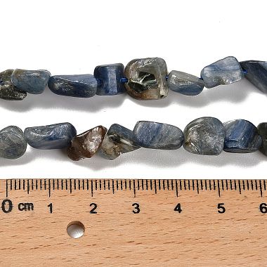 natürliche kyanite Perlen Stränge(G-P497-01E-40)-5