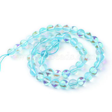 Synthetic Moonstone Beads Strands(G-R375-8mm-B04)-3