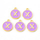 Golden Plated Alloy Enamel Charms(X-ENAM-S118-10X)-2