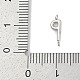 304 Stainless Steel Letter Connector Charms(STAS-M108-01P-16)-3