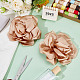 2Pcs Polyester Flower Iron Pins(JEWB-GO0001-18C)-3