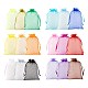 90Pcs 18 Style Organza Bags Jewellery Storage Pouches Wedding Favor Party Mesh Drawstring Gift(OP-LS0001-05)-1