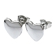 Boucles d'oreilles à tige en acier inoxydable anti-ternissement 201(EJEW-K270-03P)-1