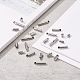 90Pcs 6 Style 304 Stainless Steel Slide On End Clasp Tubes(STAS-YW0001-20)-8