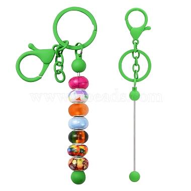 Lime Green Others Alloy Keychain