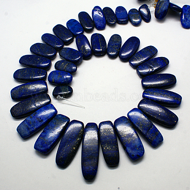 Lazuli pendentifs de pierres précieuses naturelles lazuli diplôme brins de perles(G-F129-B-02)-2