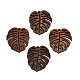 Natural Walnut Wood Pendants(X-WOOD-N011-004)-1