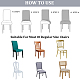 Polyester Stretch Chair Cover(AJEW-WH20816-019C)-6
