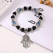 Devil's Eye Bracelet Fatima Palm Bracelet Alloy Eye Men's and Women's Handwear(ZU5042-6)