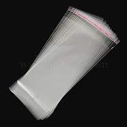 OPP Cellophane Bags, Rectangle, Clear, 21.5x8cm, Hole: 8mm, Unilateral Thickness: 0.035mm, Inner Measure: 16x8cm(OPC-S014-10)