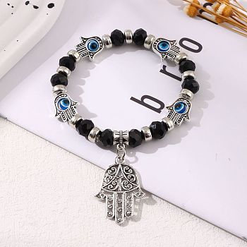 Devil's Eye Bracelet Fatima Palm Bracelet Alloy Eye Men's and Women's Handwear