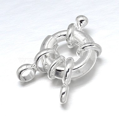 Silver Brass Spring Ring Clasps