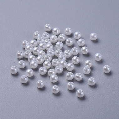 Imitated Pearl Acrylic Beads(PACR-5D-1)-2