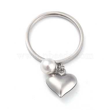 White 304 Stainless Steel Finger Rings