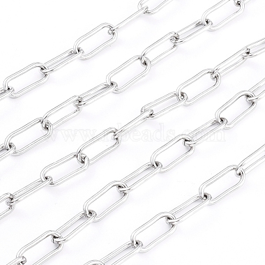 304 Stainless Steel Paperclip Chains(CHS-D027-02P)-3
