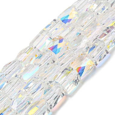 Clear AB Column Glass Beads