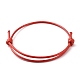 Création de bracelets en corde de polyester ciré coréen(AJEW-JB00011-09)-1