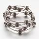Natural Gemstone Wrap Bracelets(BJEW-JB02649)-2