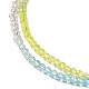 Transparent Gradient Color Glass Beads Strands(GLAA-H021-01A-14)-3