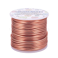 Round Aluminum Wire, Light Salmon, 10 Gauge, 2.5mm, about 80.38 Feet(24.5m)/roll(AW-BC0001-2.5mm-04)