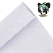 PVC Mesh, Dustproof and Breathable,Heat Filter, Protective Decoration, White, 1000x300x0.45mm, Hole: 0.8mm(AJEW-WH0060-23B-02)