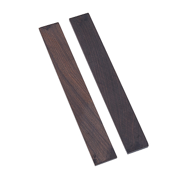 Wood Bookmark Strips, Bookmark Materials for Engraving, Rectangle, Coffee, 150x20x3mm, 10pcs/box