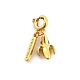 Brass Rhinestone Fruits Pendant Decoration(HJEW-P020-01G-G)-1