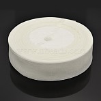 Sheer Organza Ribbon, Wide Ribbon for Wedding Decorative, White, 1 inch(25mm), 50yards/roll(45.72m/roll)(X-RS25mmY001)