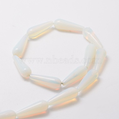 Opalite Teardrop Beads Strands(G-E329-27)-2